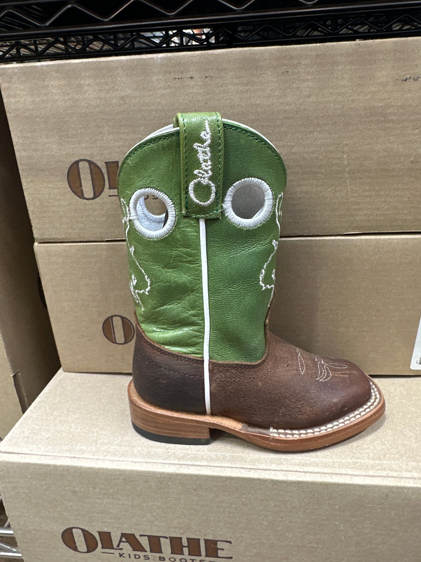 OK35 Youth Briar/Green Crazy Cat
