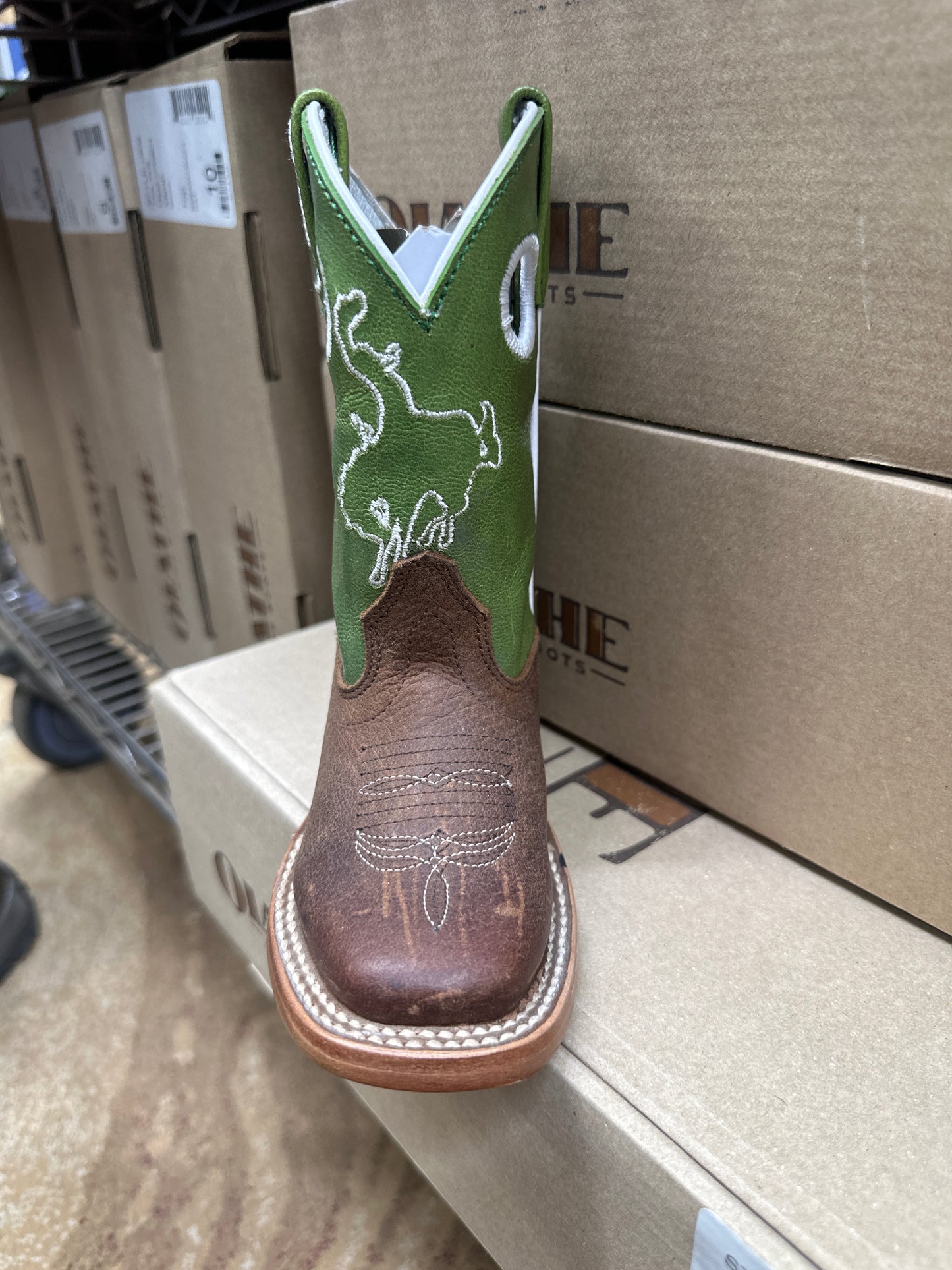 OK35 Youth Briar/Green Crazy Cat