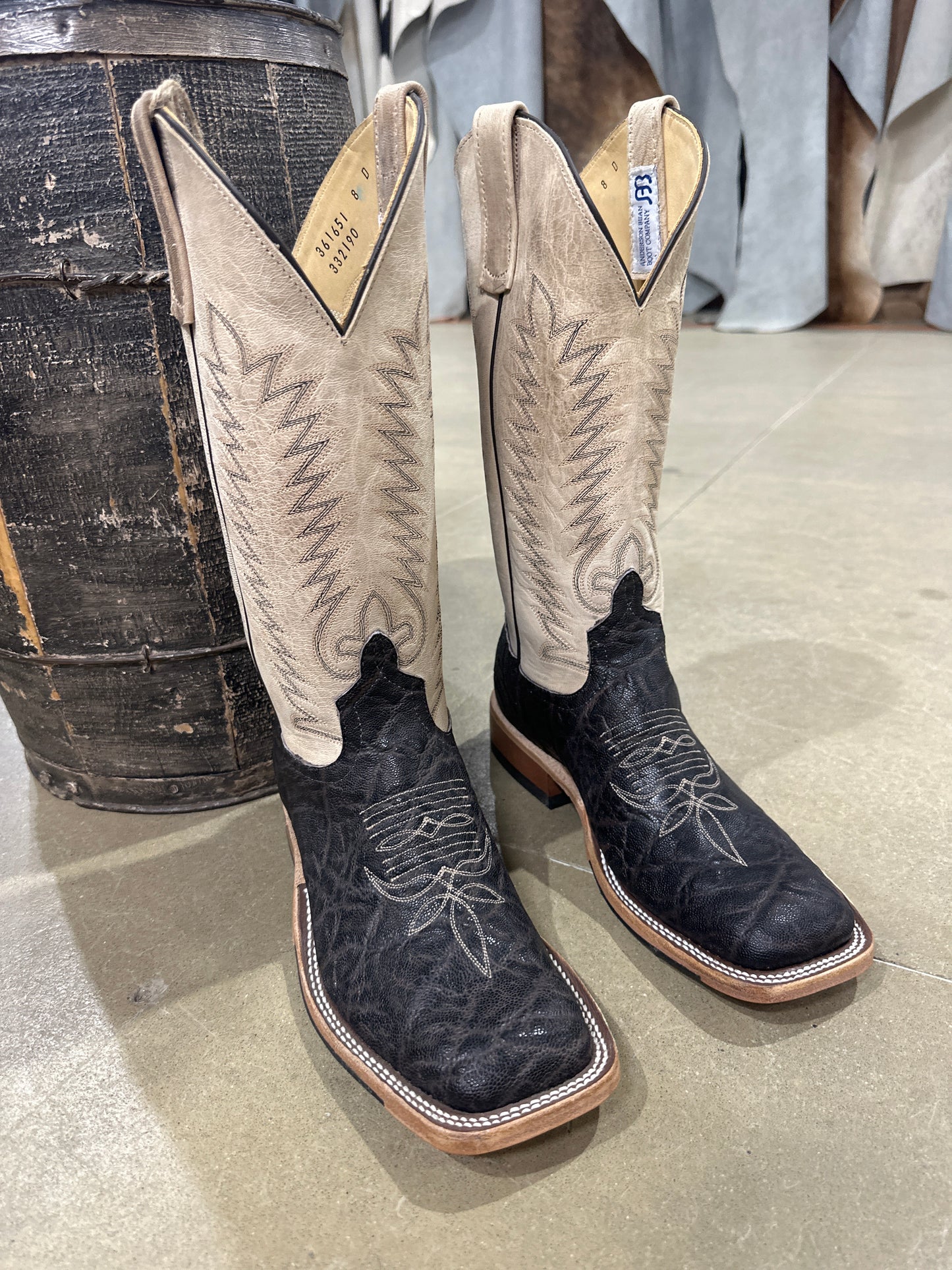 Anderson Bean Mens Boot 332190 Chocolate Elephant/Ivory Mad Dog
