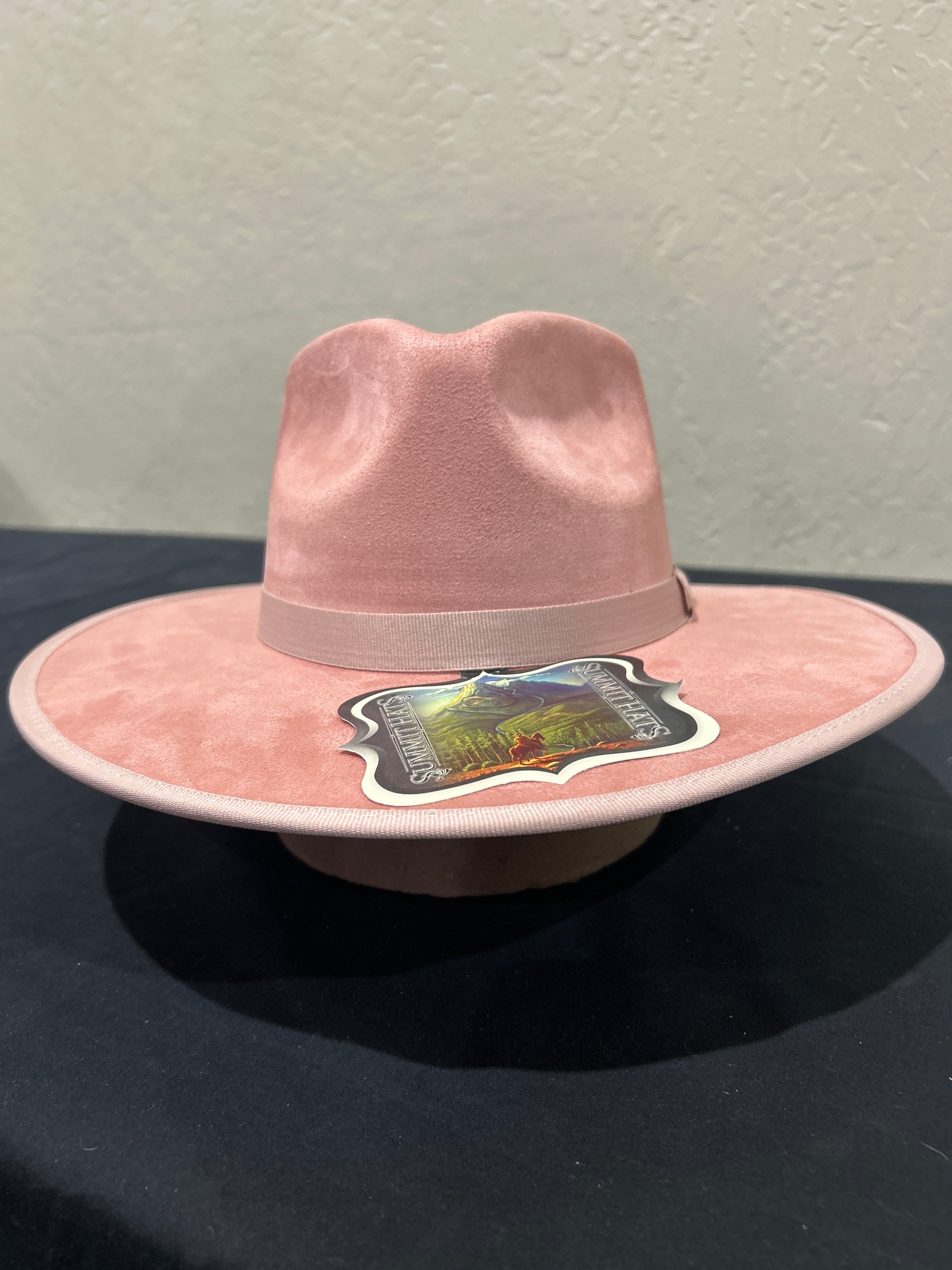 Summit Rodeo Company Summit Pinch Front Salmon Pink – Rodeo Boot Company/Western Tradition