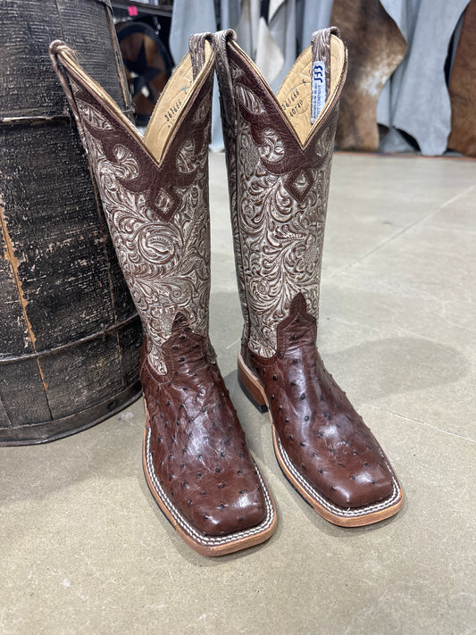 Anderson Bean Womens Boot Kango Tabac Ostrich/Tio Toolio Tool