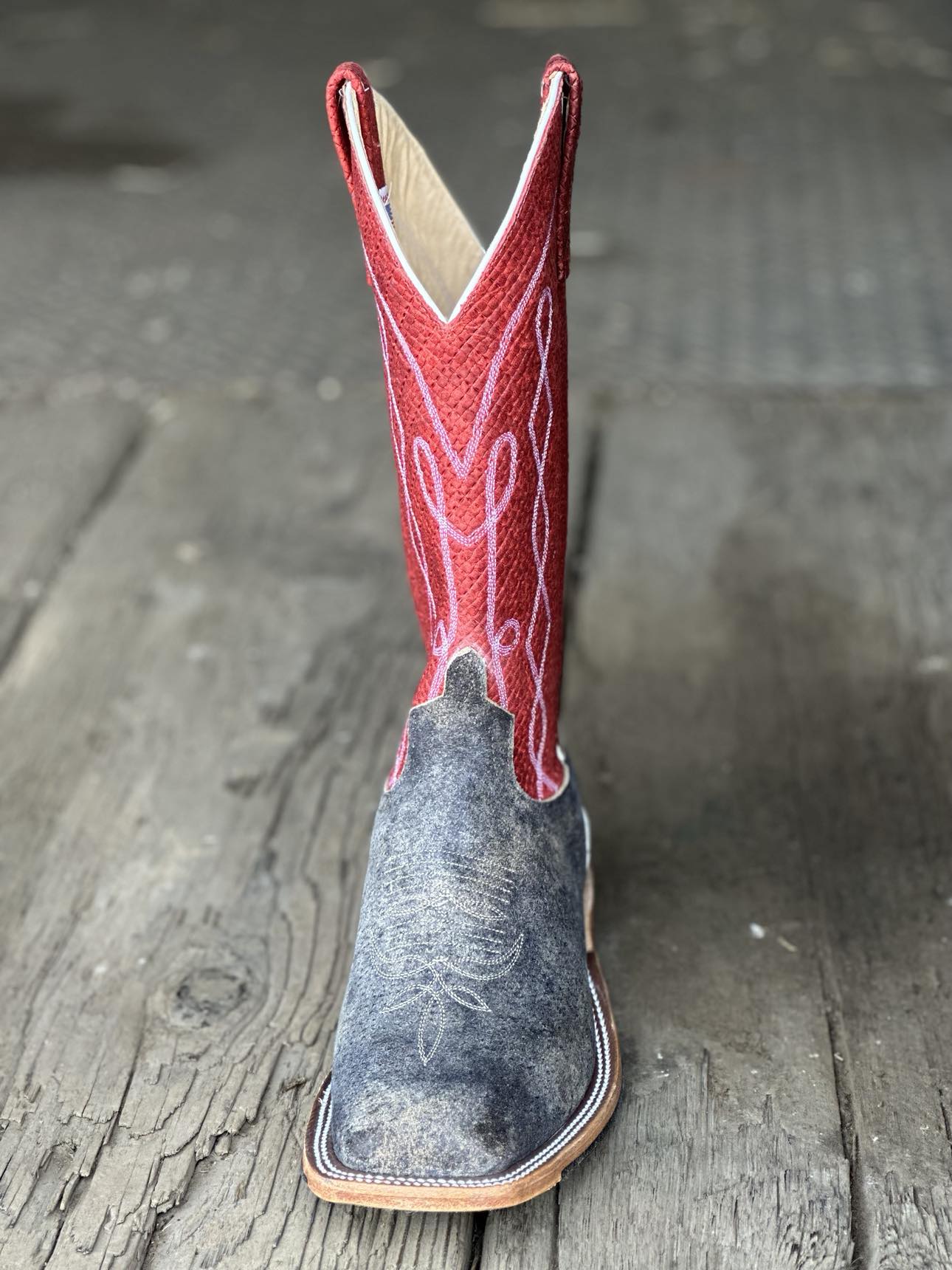 Anderson Bean Mens Boot 335492 Feral Sow/Red Chex – Rodeo Boot