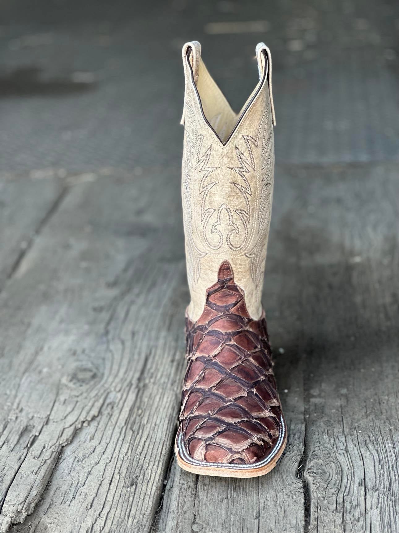 Anderson Bean Mens Boot 334162 Brown Matte Big Bass/Ivory Mad Dog ...