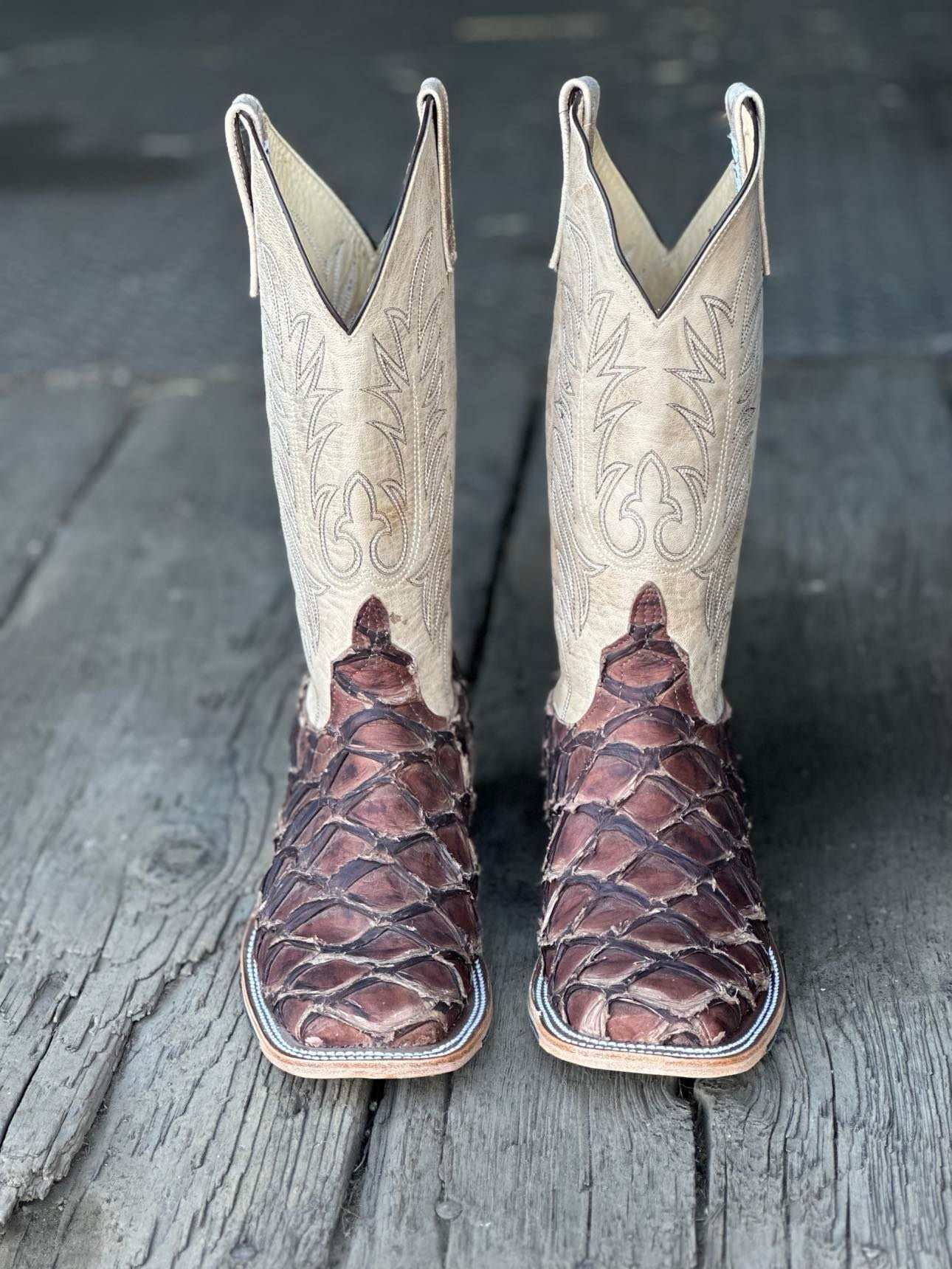 Anderson Bean Mens Boot 334162 Brown Matte Big Bass/Ivory Mad Dog ...