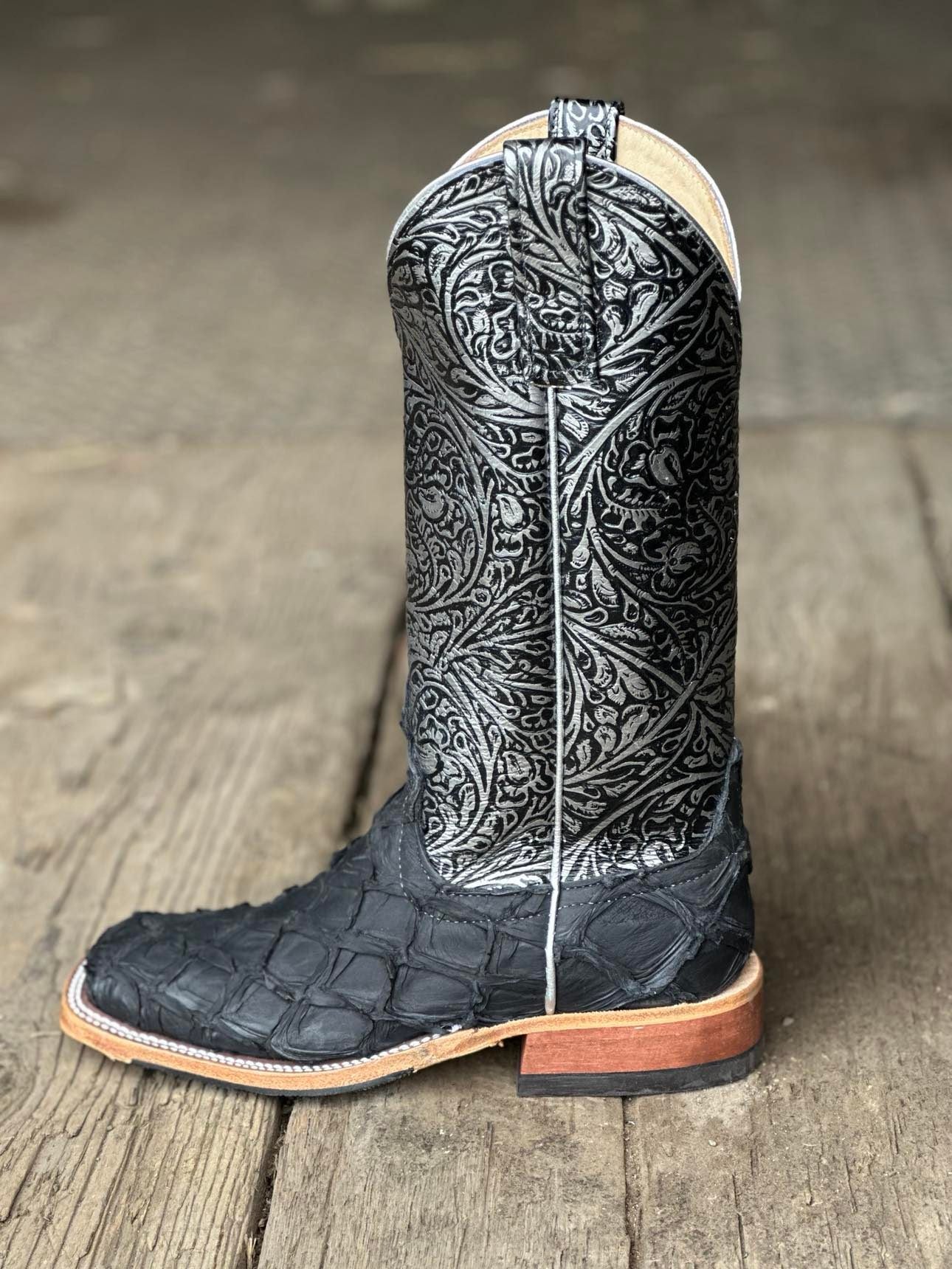 Anderson Bean Womens Boot 335877 Black Matte Big Bass Silver Tounge We anderson-bean-womens-boot-335877-black-matte-big-bass-silver-tounge-we