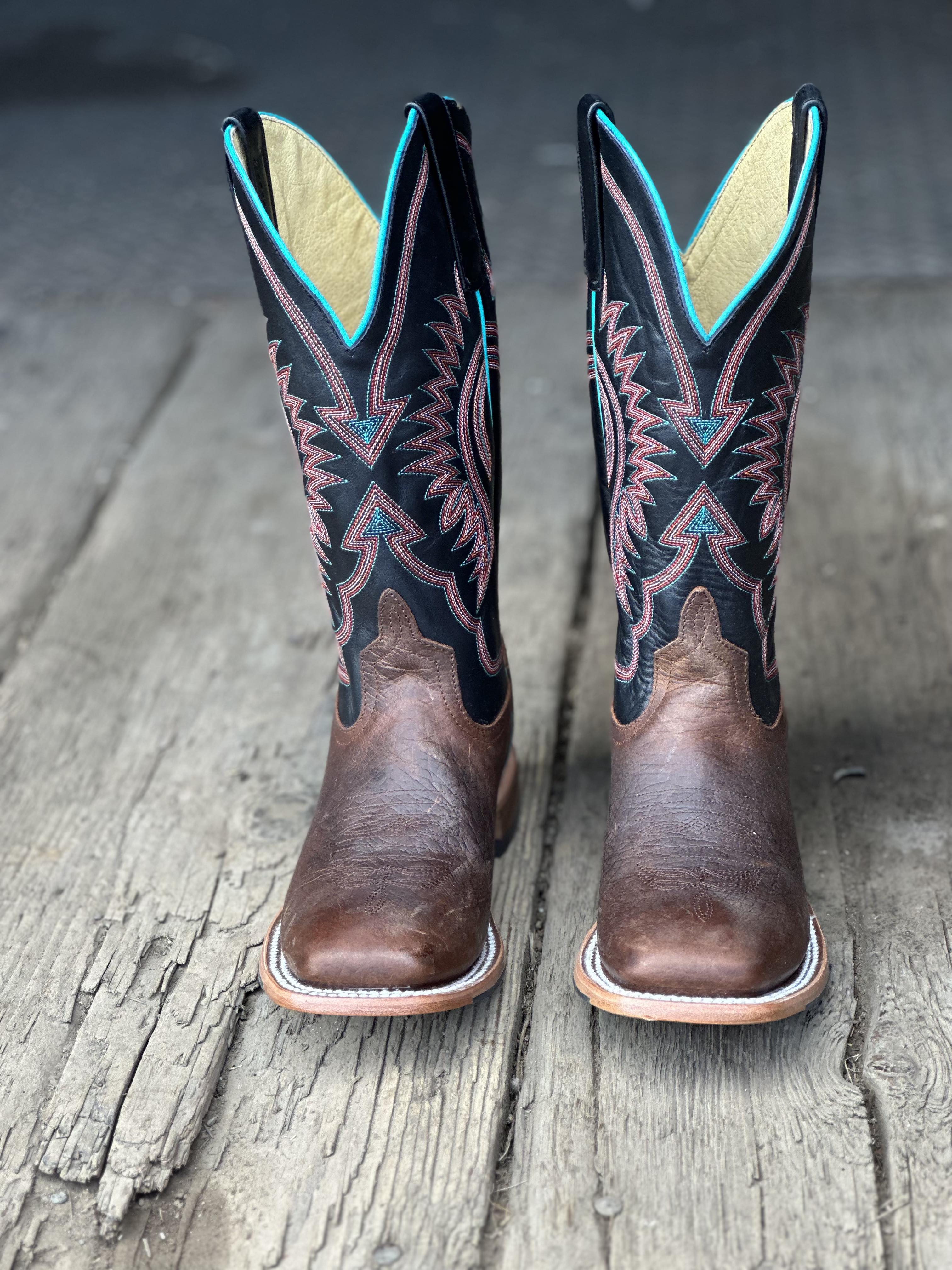 Colorado Rodeo Boot HPK1854 Youth Toast Bison/Black Ranch – Rodeo Boot Company/Western ...