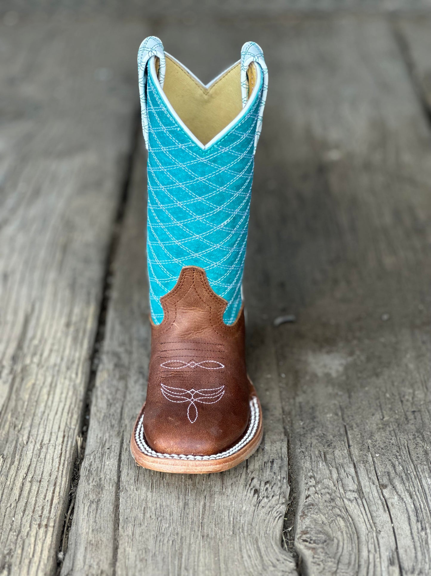 MK9159 Kids Pecan Barking Iron/Turquoise Barcelona