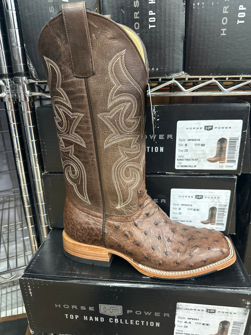Horse Power Top Hand Mens Boot HP8001A Kango Tobac – Rodeo Boot Company ...