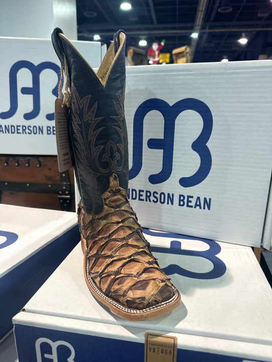 Anderson Bean Mens Boot 361640 Cigar Matte Big Bass/Navy Denver Calf