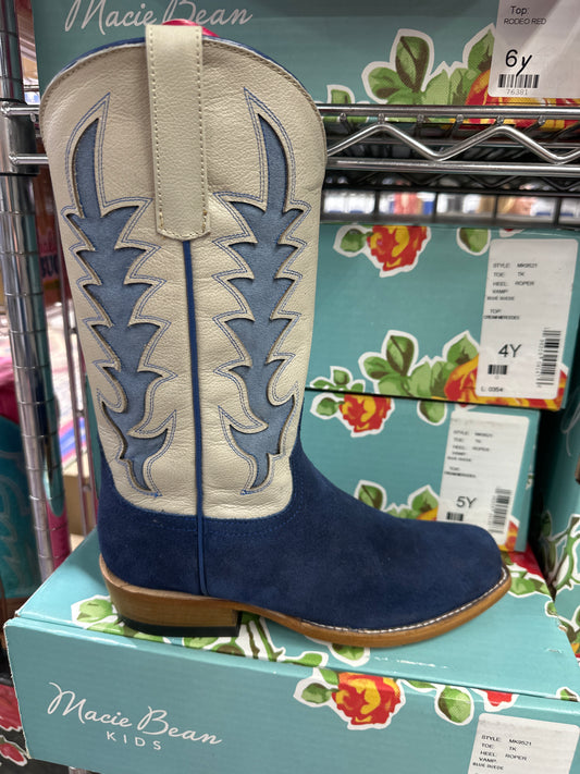 MK9521 Youth Blue Suede/Cream Mercedes