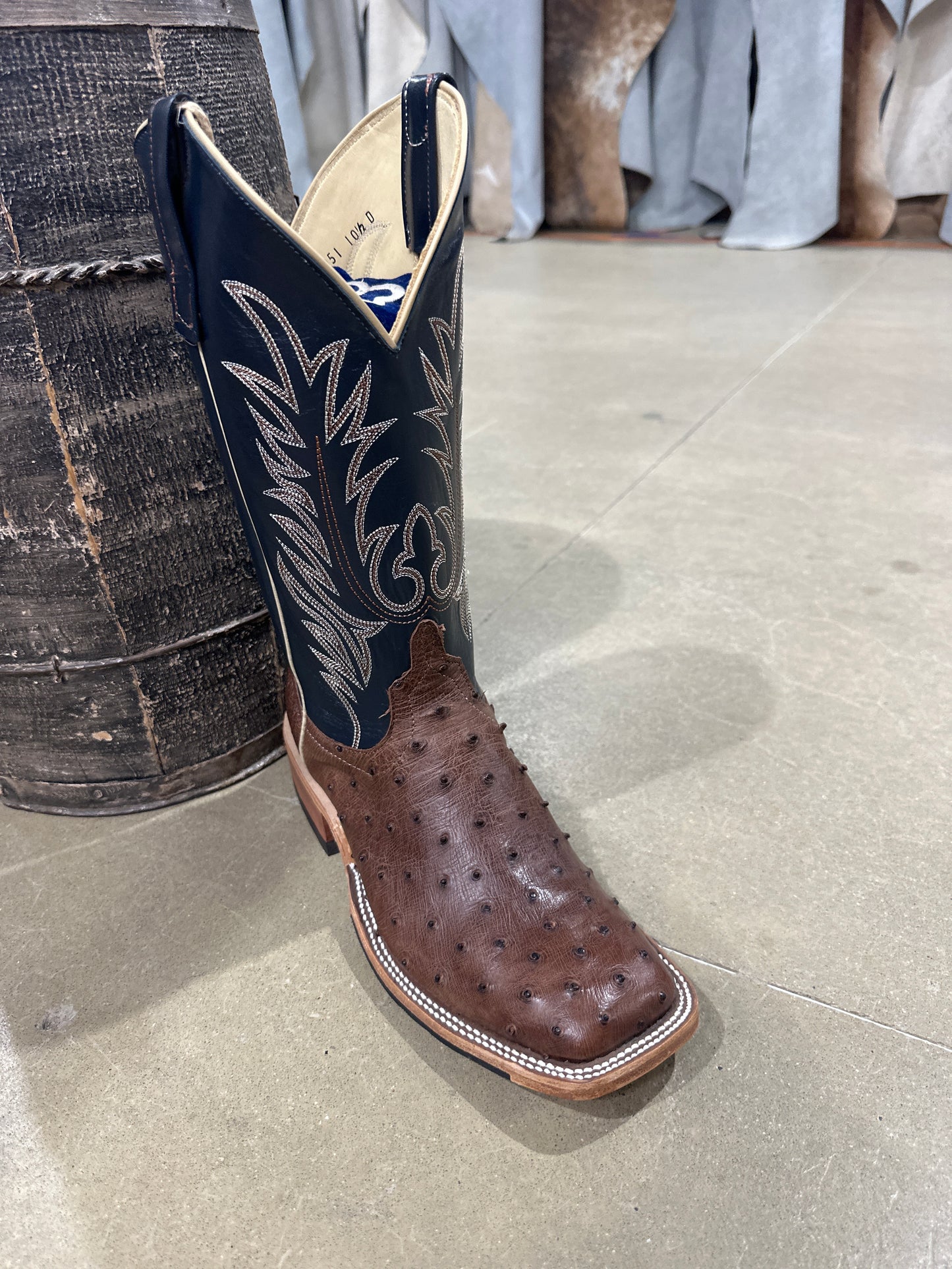 Anderson Bean Mens Boot Kango Tobac 328073 Kango Tobac/Navy Kidskin