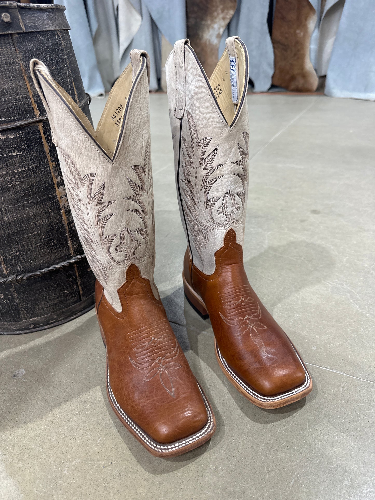 Anderson Bean Mens Boot 339748 Tan Bison Navajo/Natural Marsh