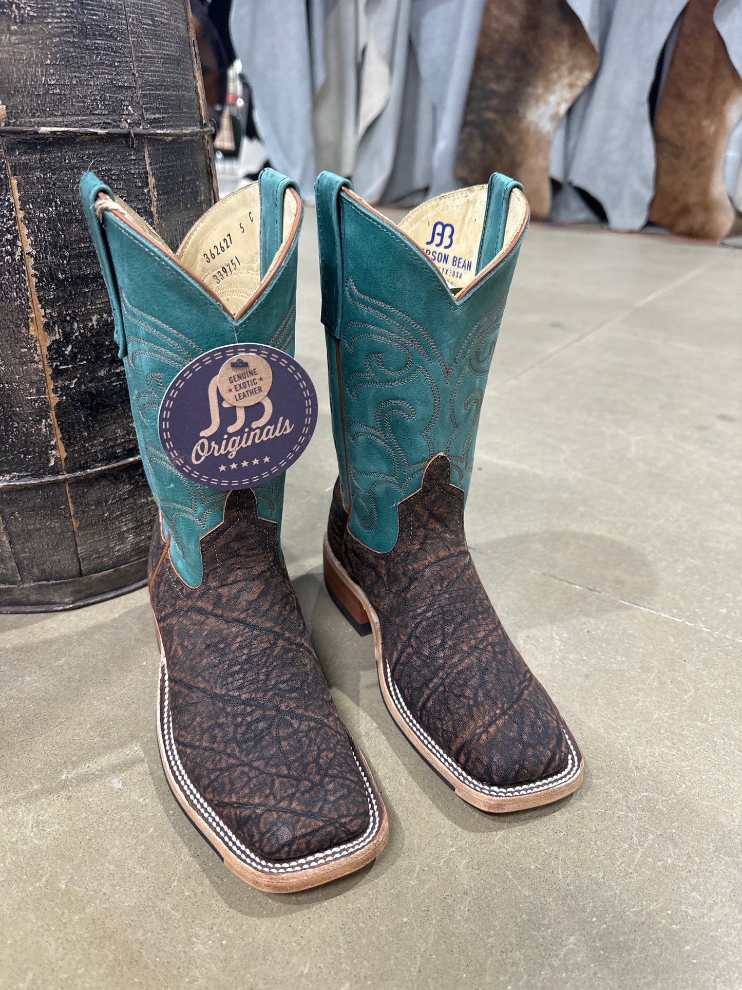 Anderson Bean Womens Boot 339751 Rust Safari Elephant/Sea Foam Barcelona