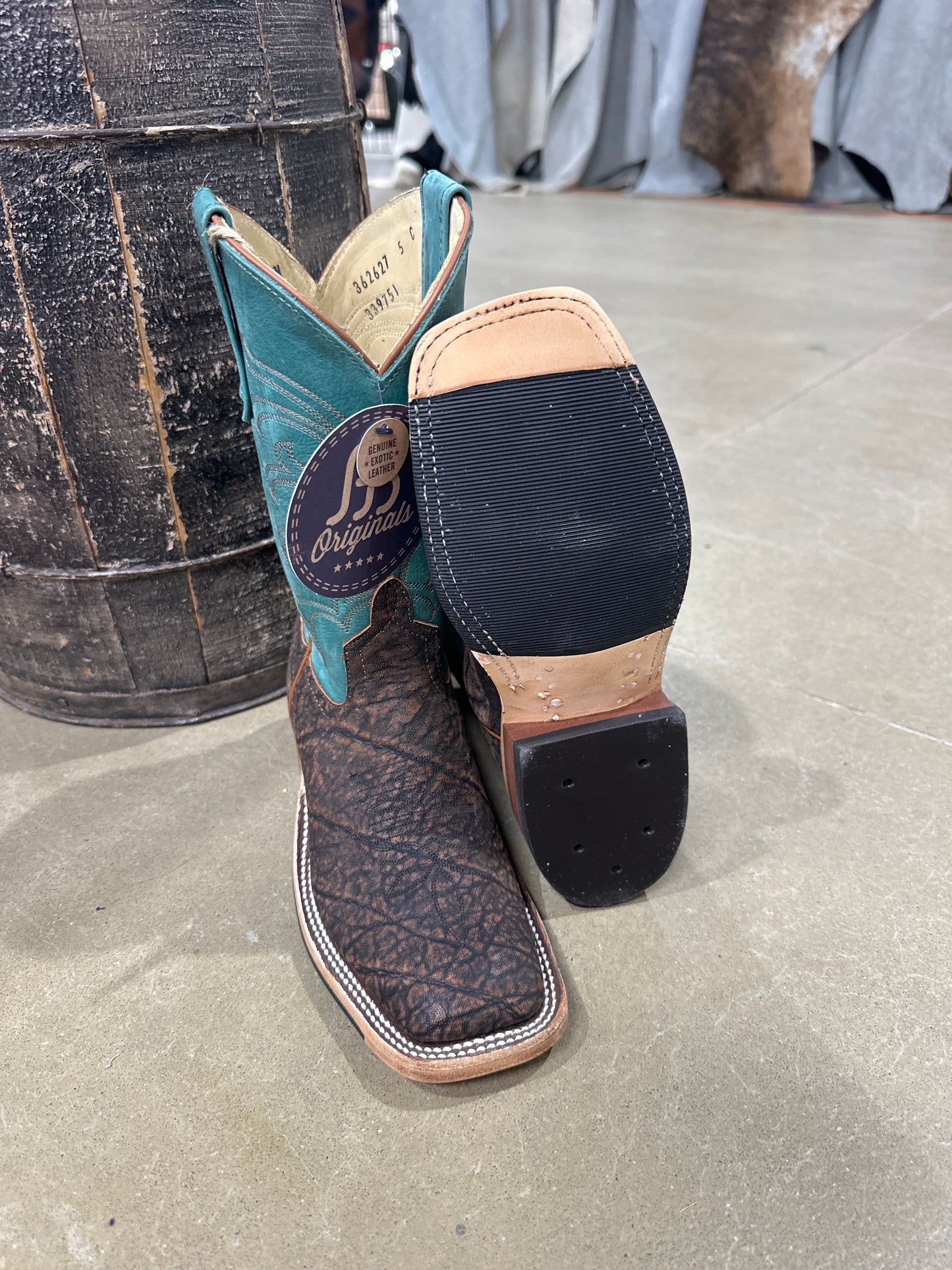 Anderson Bean Womens Boot 339751 Rust Safari Elephant/Sea Foam Barcelona