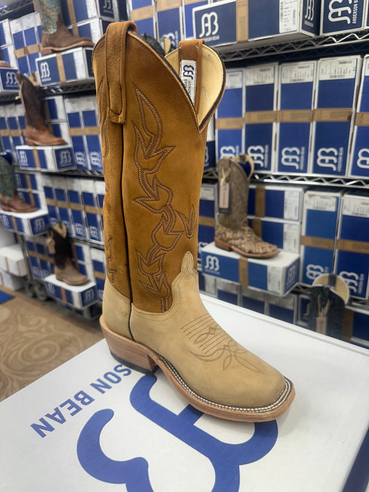 Anderson Bean Womens Boot 340739 Tan Crazyhorse/Brandy Nubuck Shuffle