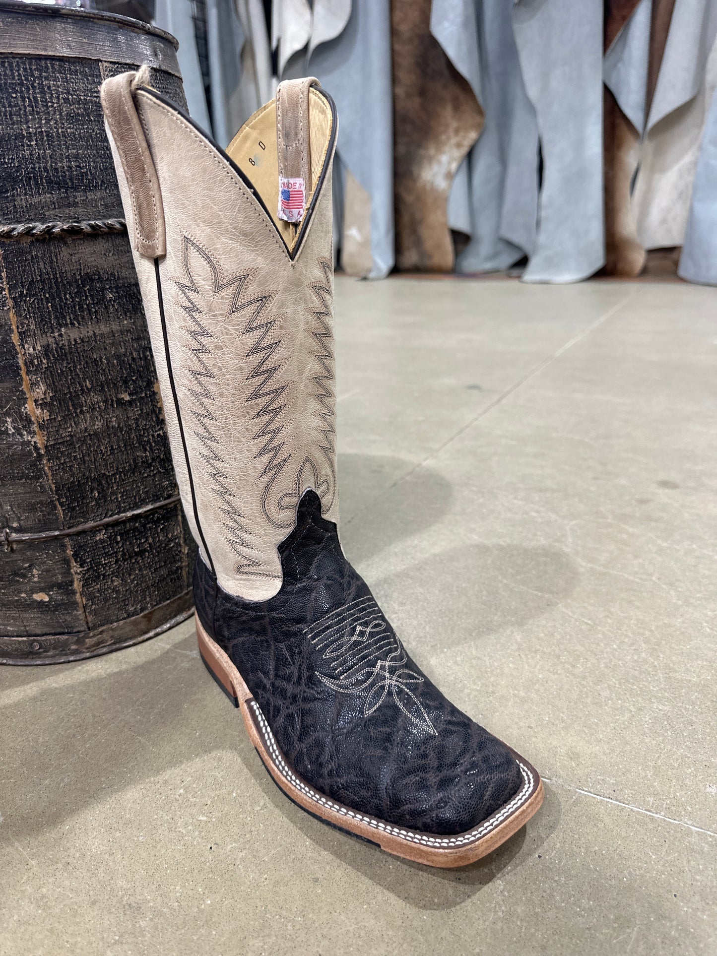 Anderson Bean Mens Boot 332190 Chocolate Elephant/Ivory Mad Dog